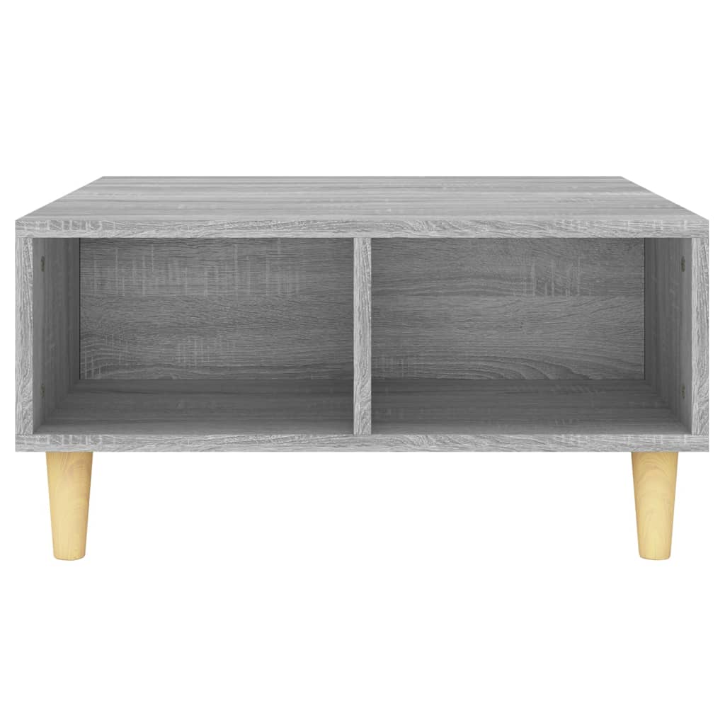 vidaXL Konferenční stolek šedý sonoma 60 x 60 x 30 cm dřevotříska