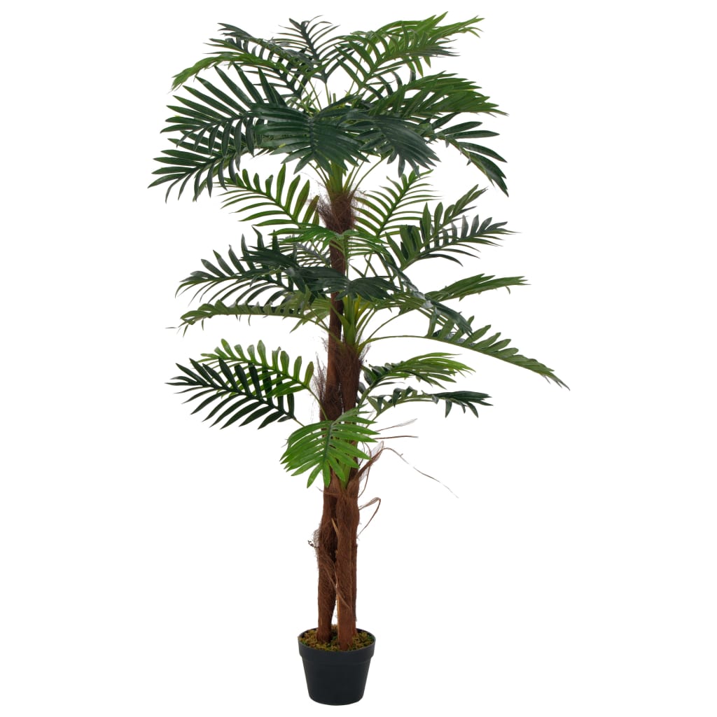 vidaXL Umělá rostlina palma s květináčem zelená 165 cm