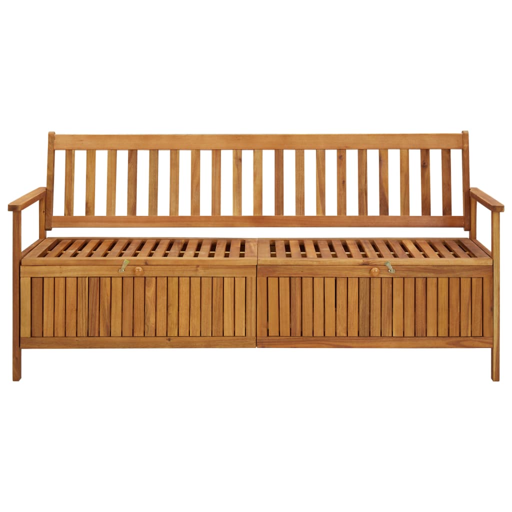 vidaXL Zahradní úložná lavice 170 cm masivní akáciové dřevo