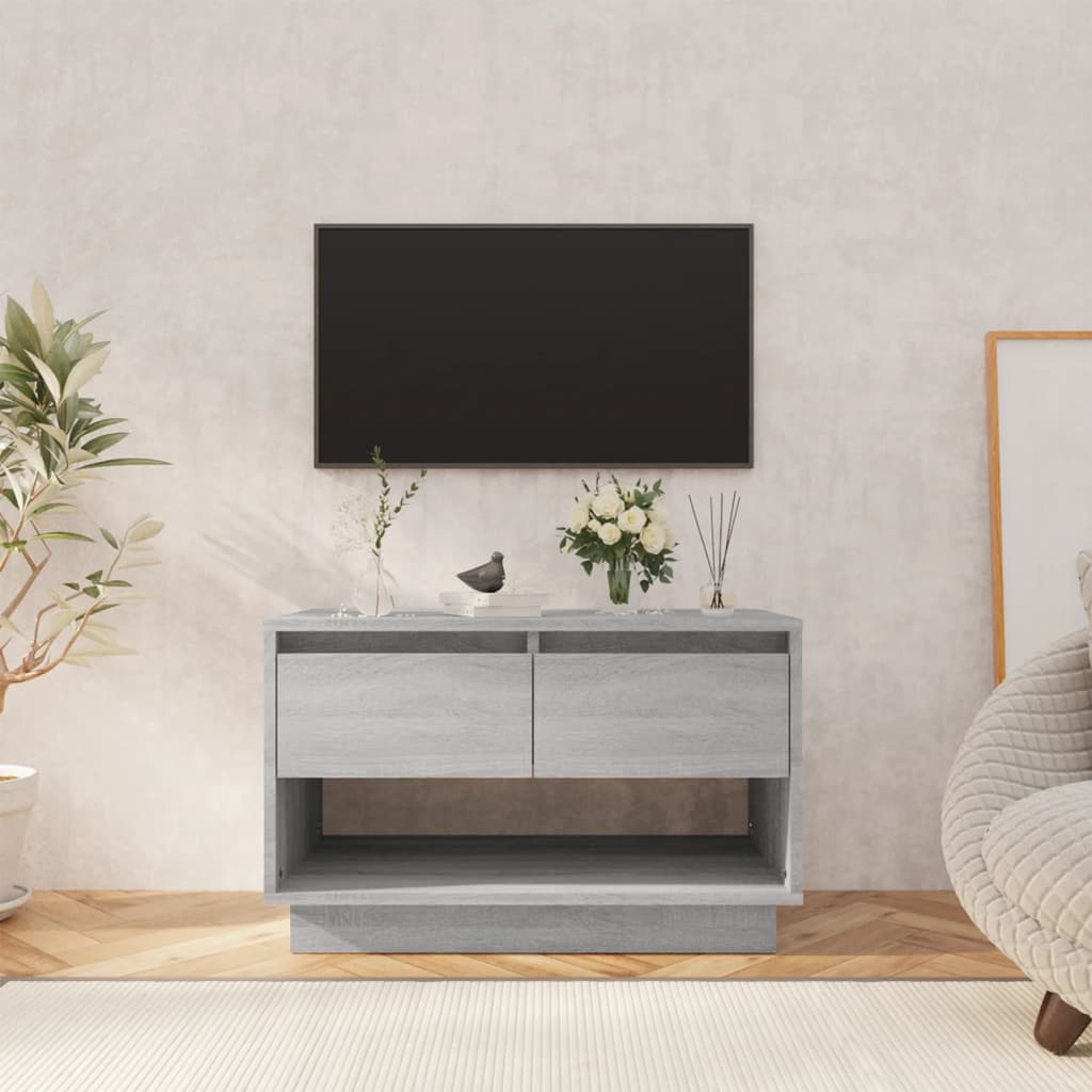 vidaXL TV stolek šedý sonoma 70 x 41 x 44 cm dřevotříska