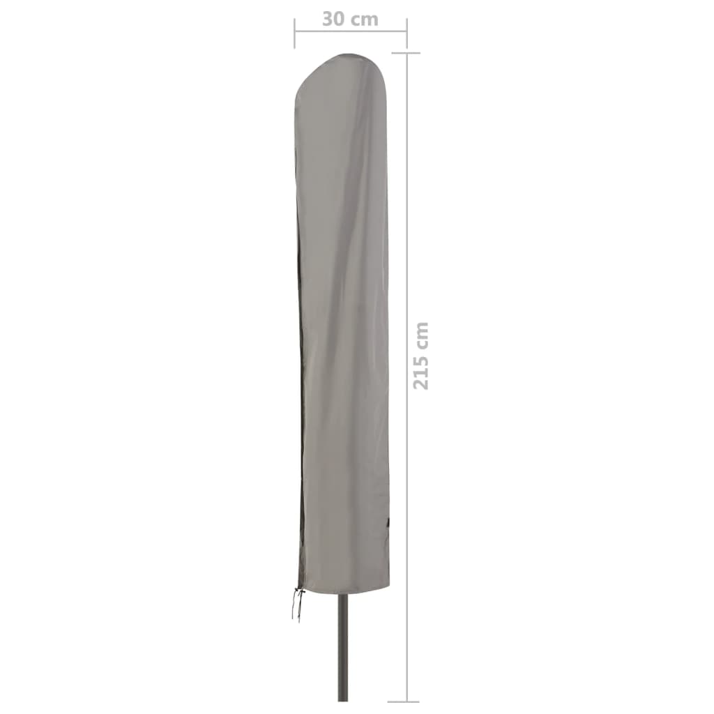 Madison Potah na volně stojící slunečník 215x30 cm šedý