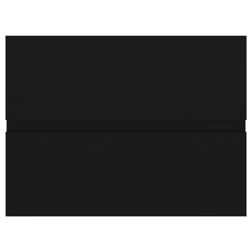 vidaXL Skříňka pod umyvadlo černá 60 x 38,5 x 45 cm dřevotříska