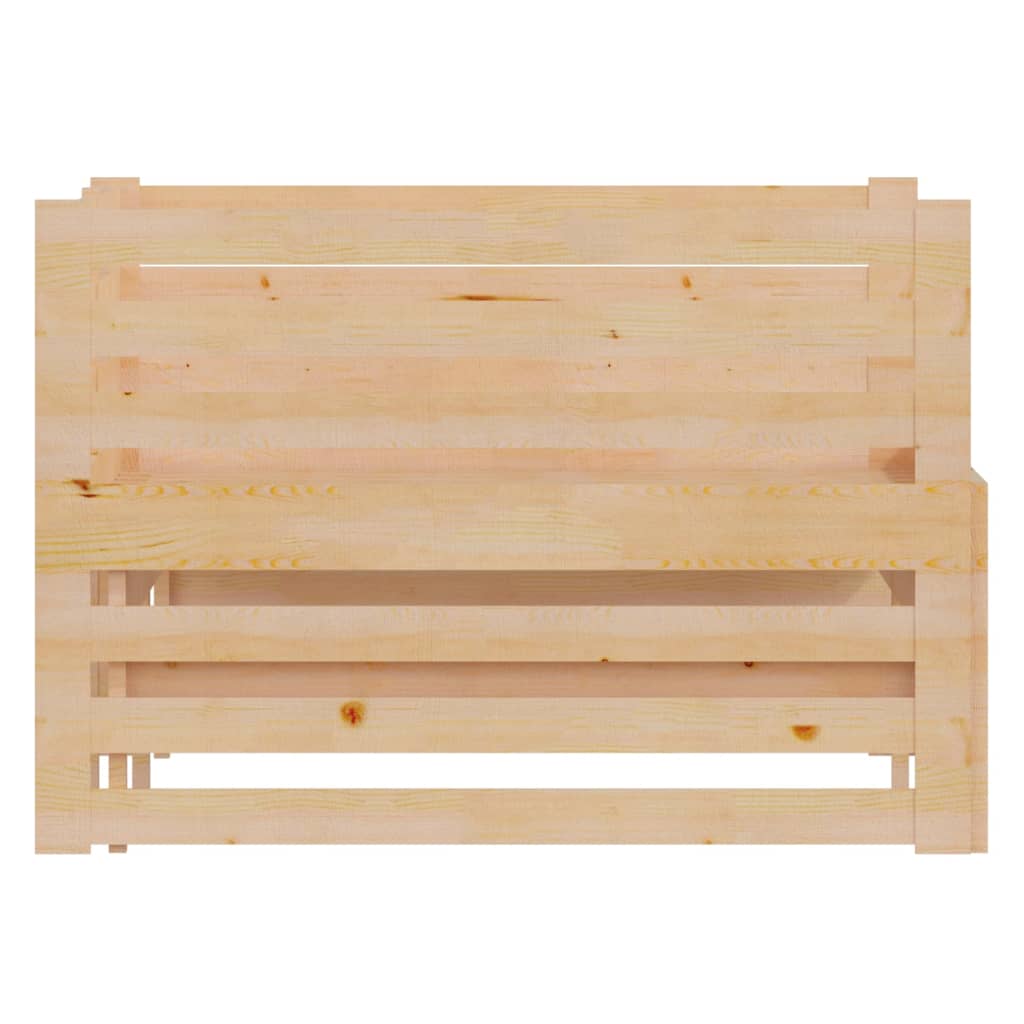 vidaXL Výsuvná válenda masivní borové dřevo 2× (90 x 200 cm)