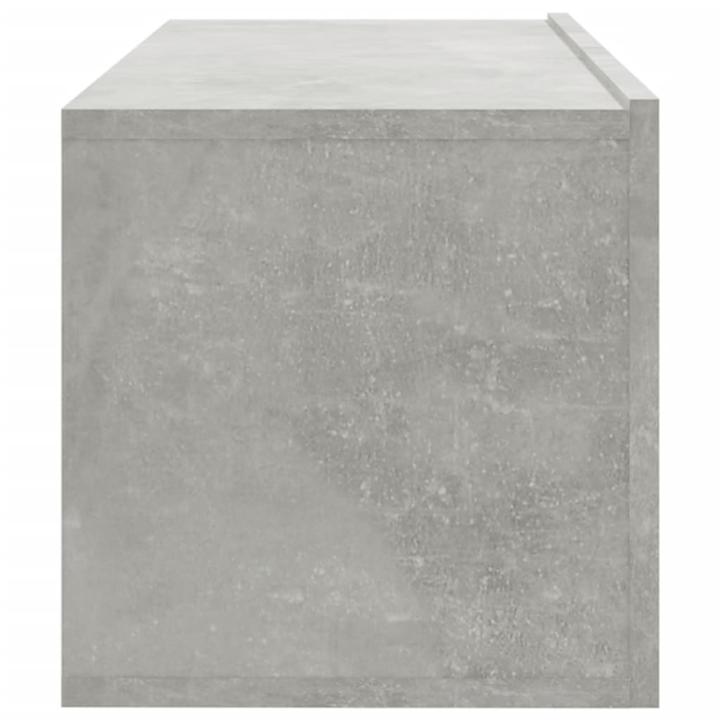 vidaXL Nástěnné TV skříňky 2 ks betonově šedé 100x30x30 cm kompozit