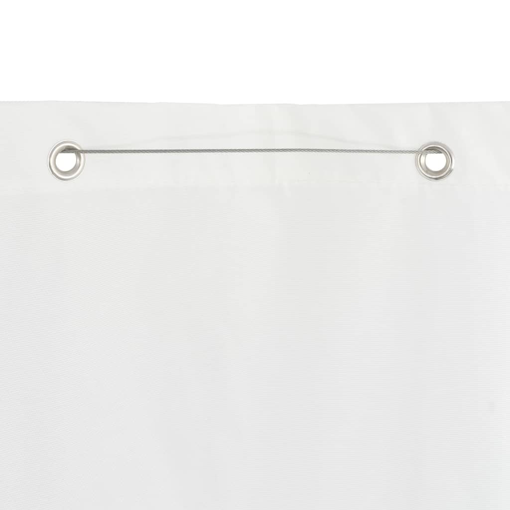 vidaXL Balkonová zástěna bílá 160 x 240 cm oxfordská látka