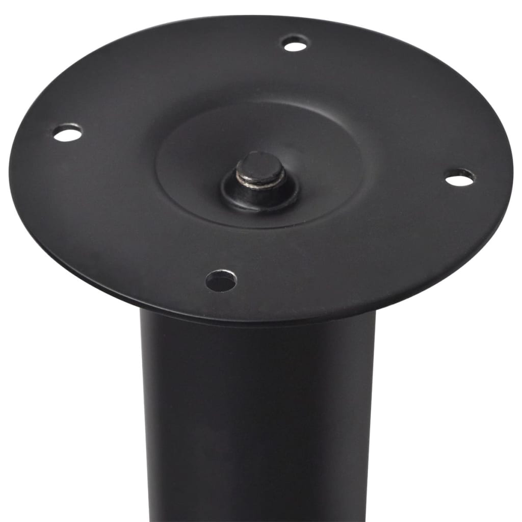 vidaXL Teleskopické nohy ke stolu 4 ks černé 710 mm–1 100 mm