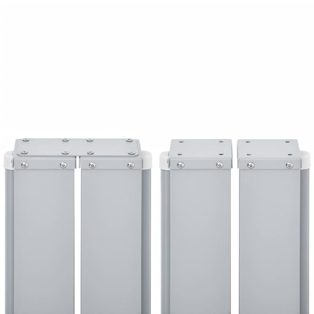 vidaXL Zatahovací boční markýza / zástěna krémová 170 x 1000 cm