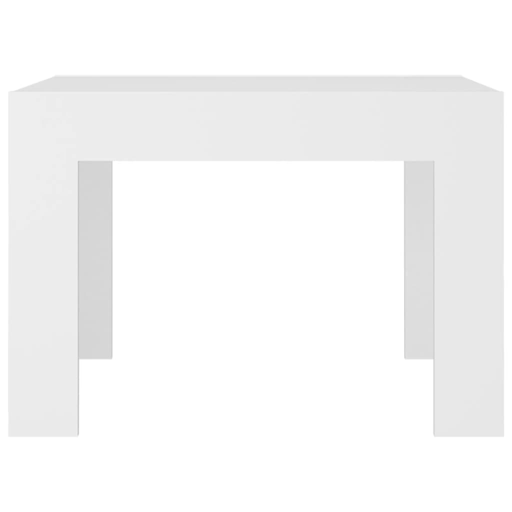vidaXL Konferenční stolek bílý 50 x 50 x 35 cm dřevotříska