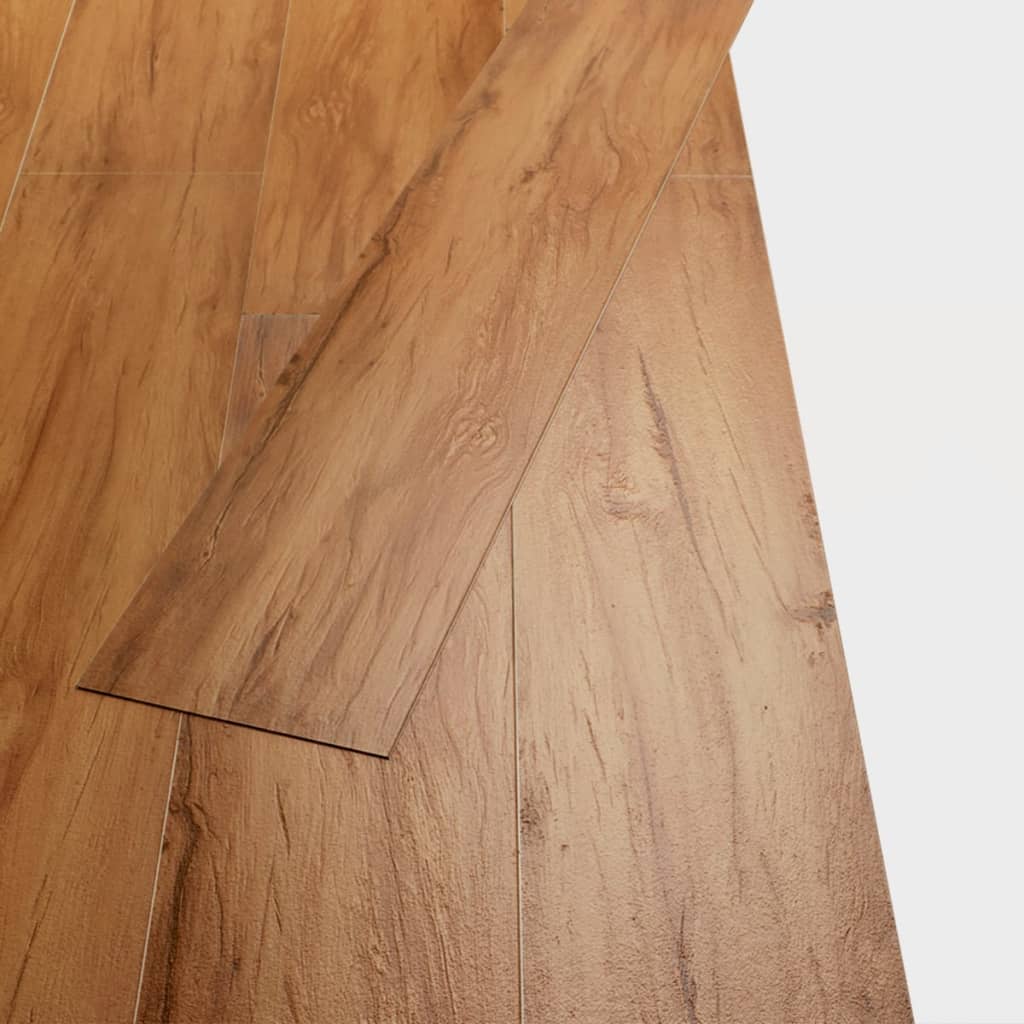 vidaXL Nesamolepicí PVC podlahová prkna 5,26 m² 2 mm přírodní jilm