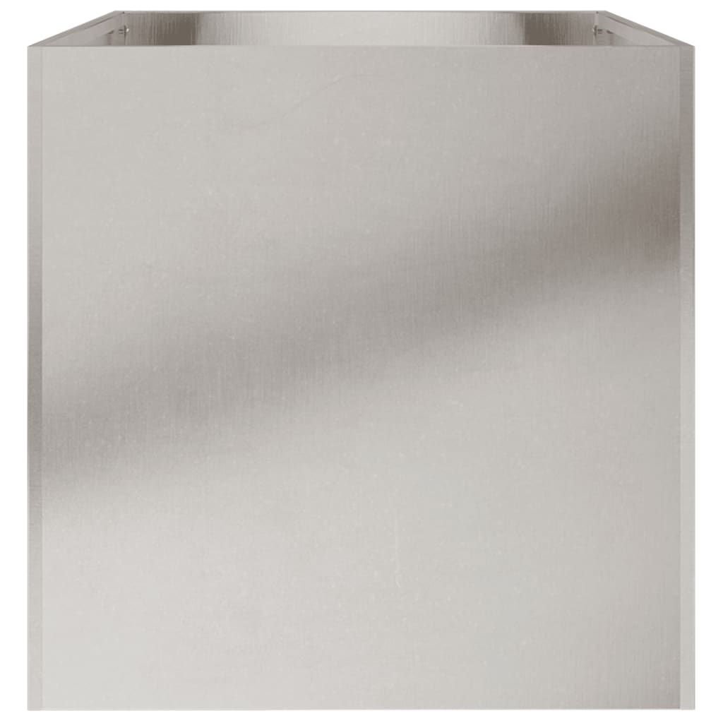 vidaXL Truhlík stříbrný 62 x 40 x 39 cm nerezová ocel