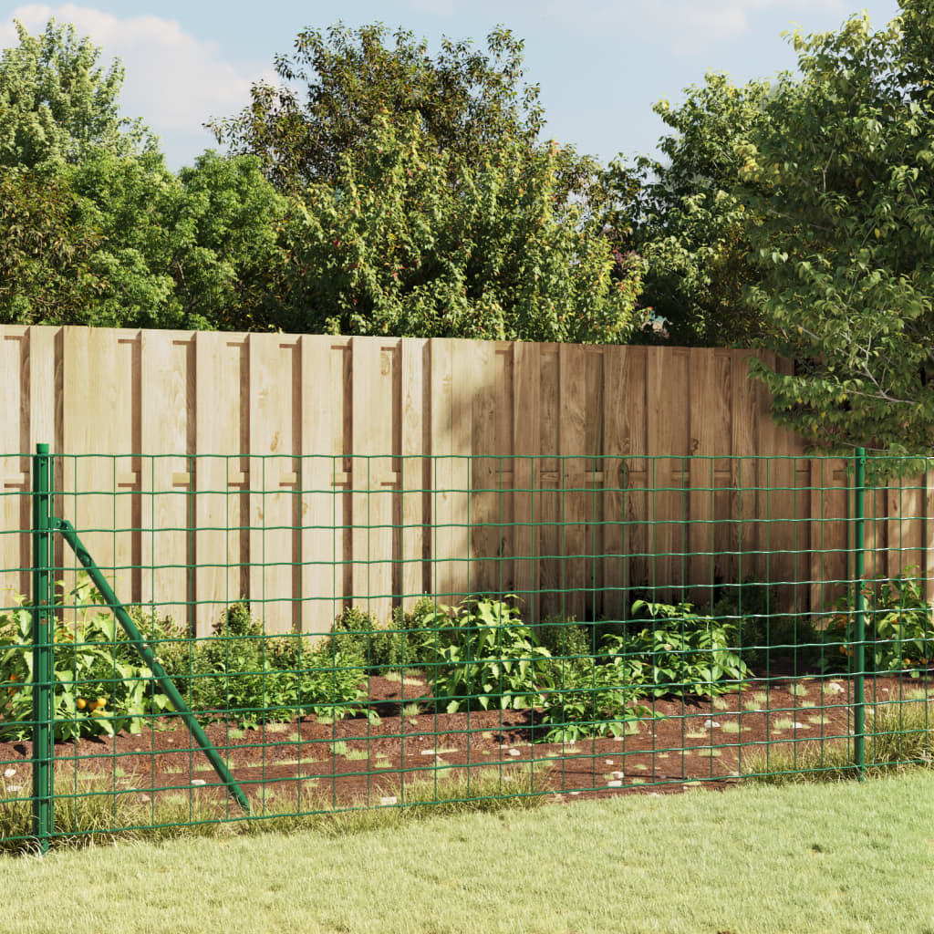vidaXL Drátěný plot s kotevními hroty zelený 0,8 x 10 m
