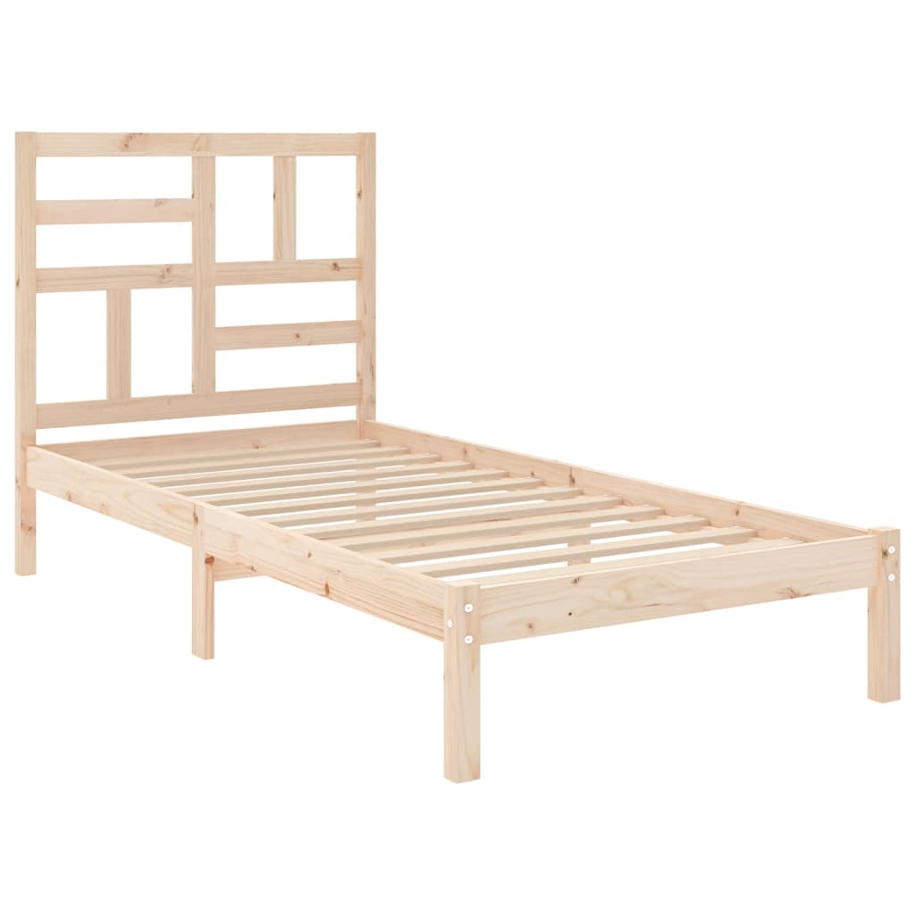 vidaXL Rám postele masivní dřevo 100 x 200 cm