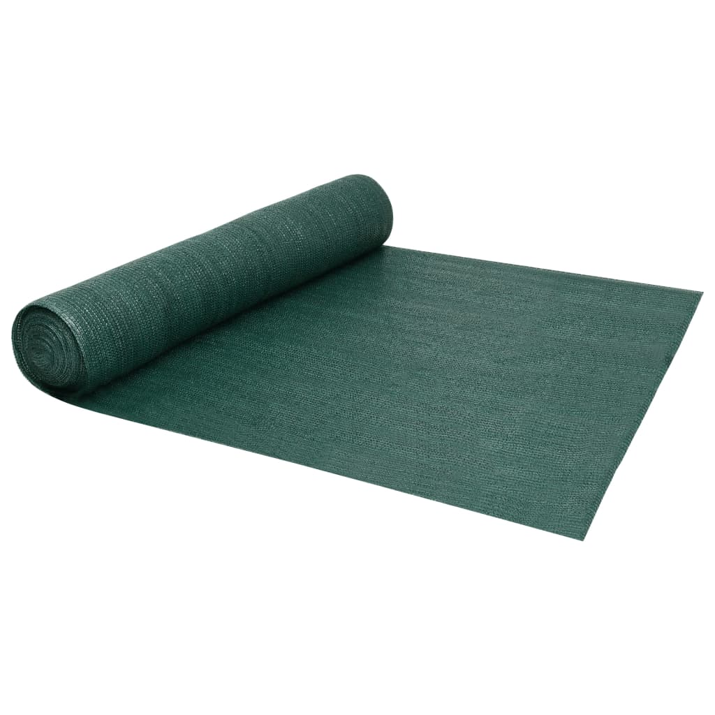 vidaXL Stínící tkanina zelená 1 x 25 m HDPE 195 g/m²