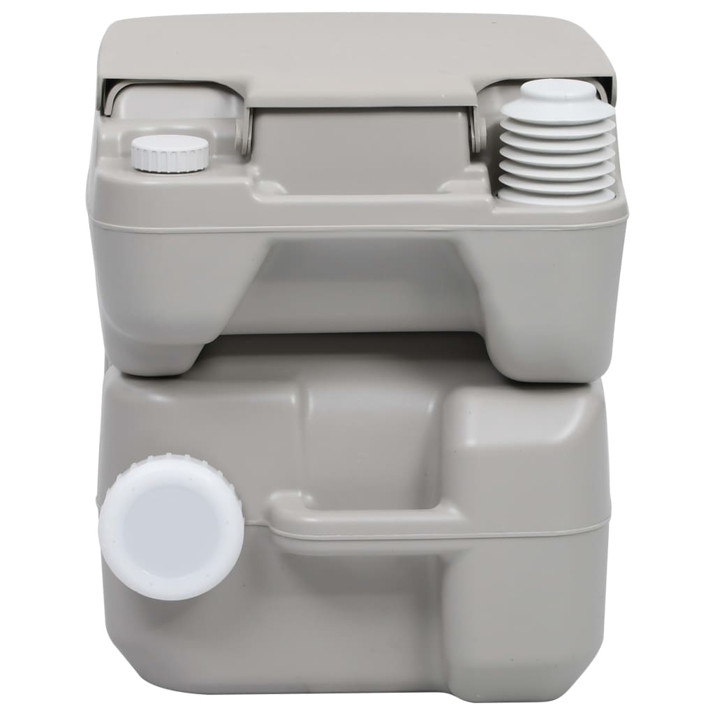 vidaXL Sada přenosné kempingové toalety a nádržky na vodu
