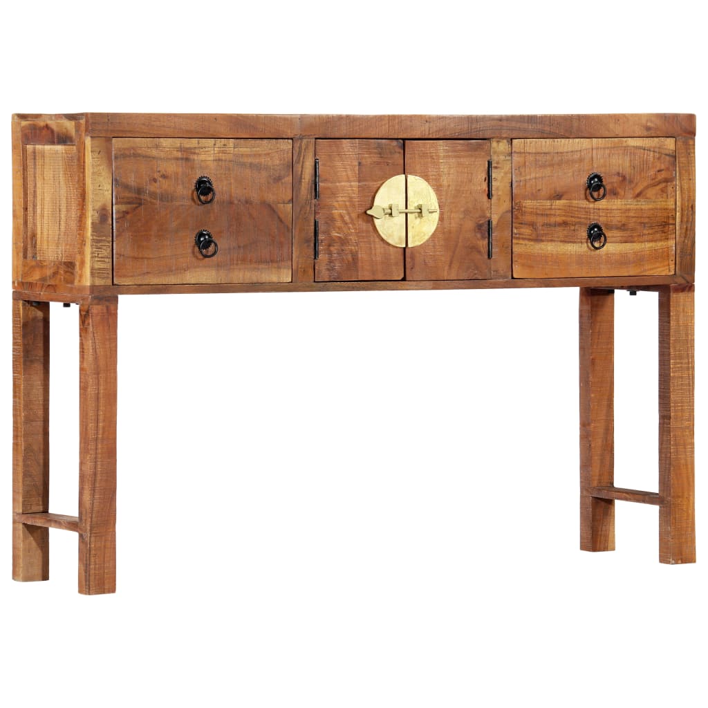 vidaXL Konzolový stolek 120 x 30 x 80 cm masivní akáciové dřevo