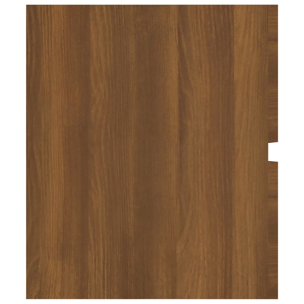 vidaXL Umyvadlová skříňka hnědý dub 100x38,5x45 cm kompozitní dřevo
