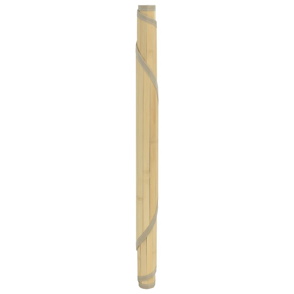 vidaXL Koberec kulatý světle přírodní 100 cm bambus