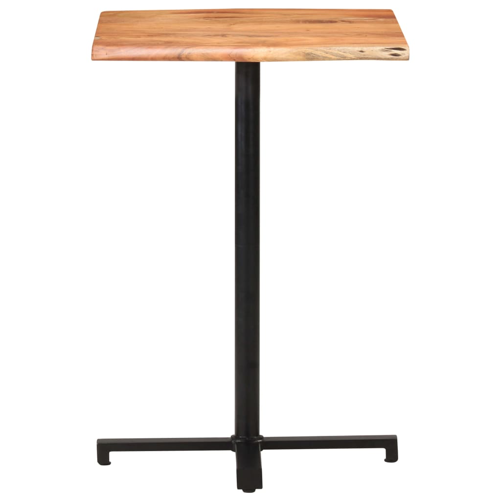 vidaXL Barový stůl s živou hranou 60 x 60 x 110 cm masivní akácie