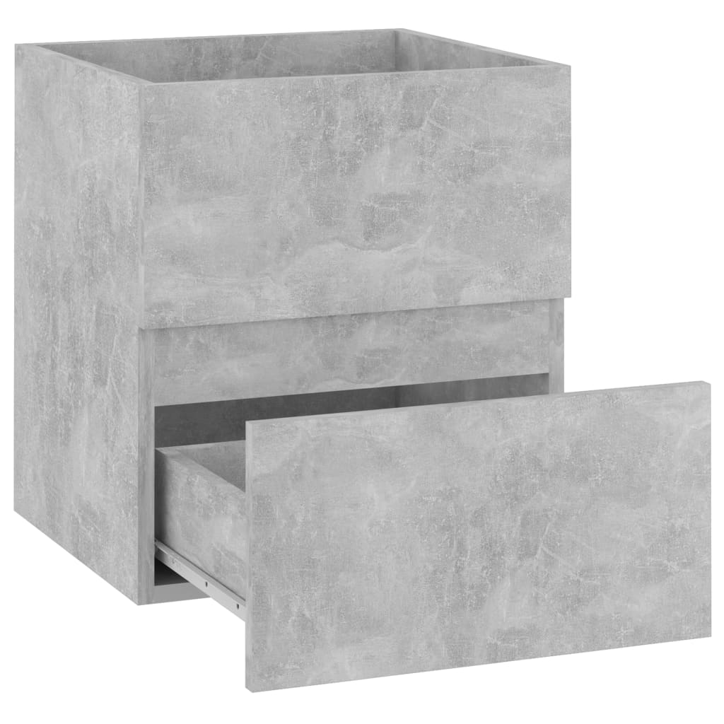 vidaXL Skříňka pod umyvadlo betonově šedá 41x38,5x45 cm dřevotříska