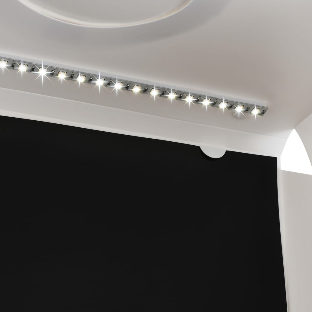vidaXL Skládací LED softbox pro foto studio 40 x 34 x 37 cm plast bílý