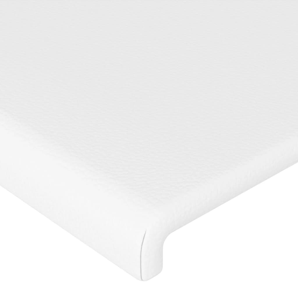 vidaXL Čelo postele 2 ks bílé 90x5x78/88 cm umělá kůže