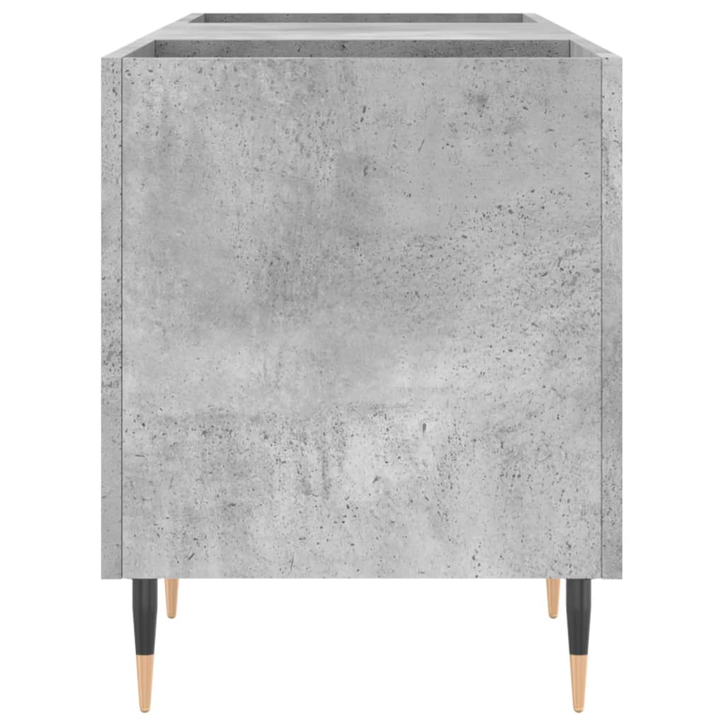 vidaXL Skříňka na LP desky betonově šedá 121x38x48 cm kompozitní dřevo