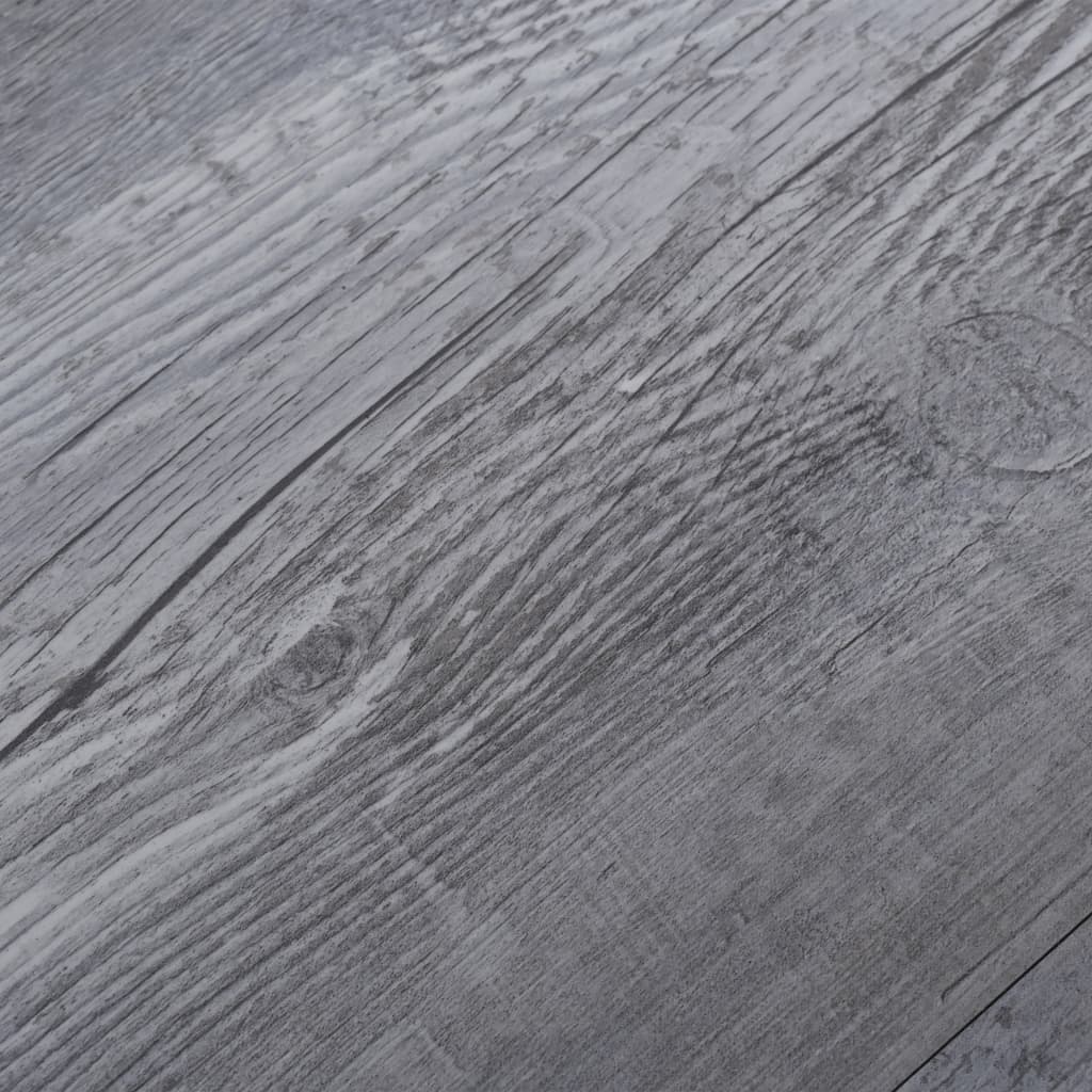 vidaXL Podlahová krytina PVC 5,02 m² 2 mm samolepicí matné šedé dřevo