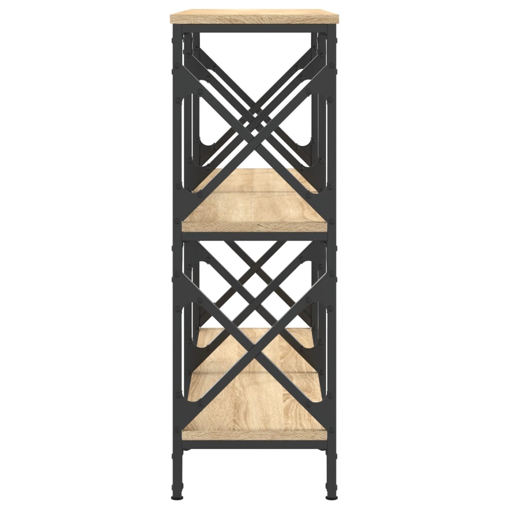vidaXL Konzolový stolek dub sonoma 100 x 28 x 80,5 cm kompozitní dřevo