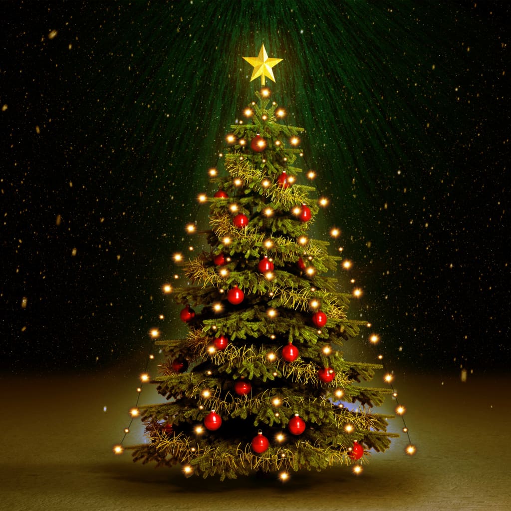 Světelná síť na vánoční stromek se 150 LED diodami 150 cm