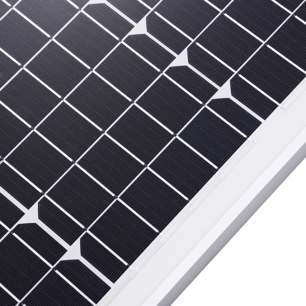 vidaXL Solární panel 2 ks 100 W hliník a bezpečnostní sklo