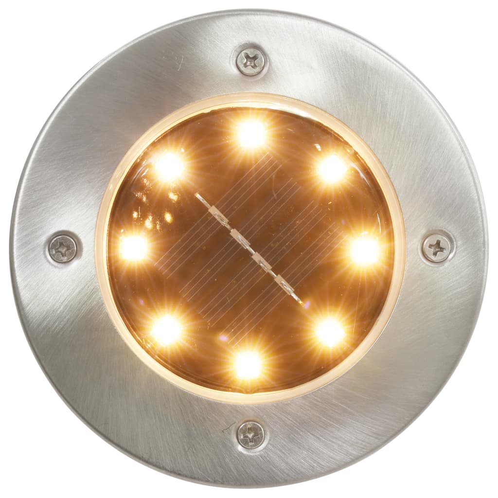 vidaXL Solární světlo k zapíchnutí do země 8 ks LED teplé bílé
