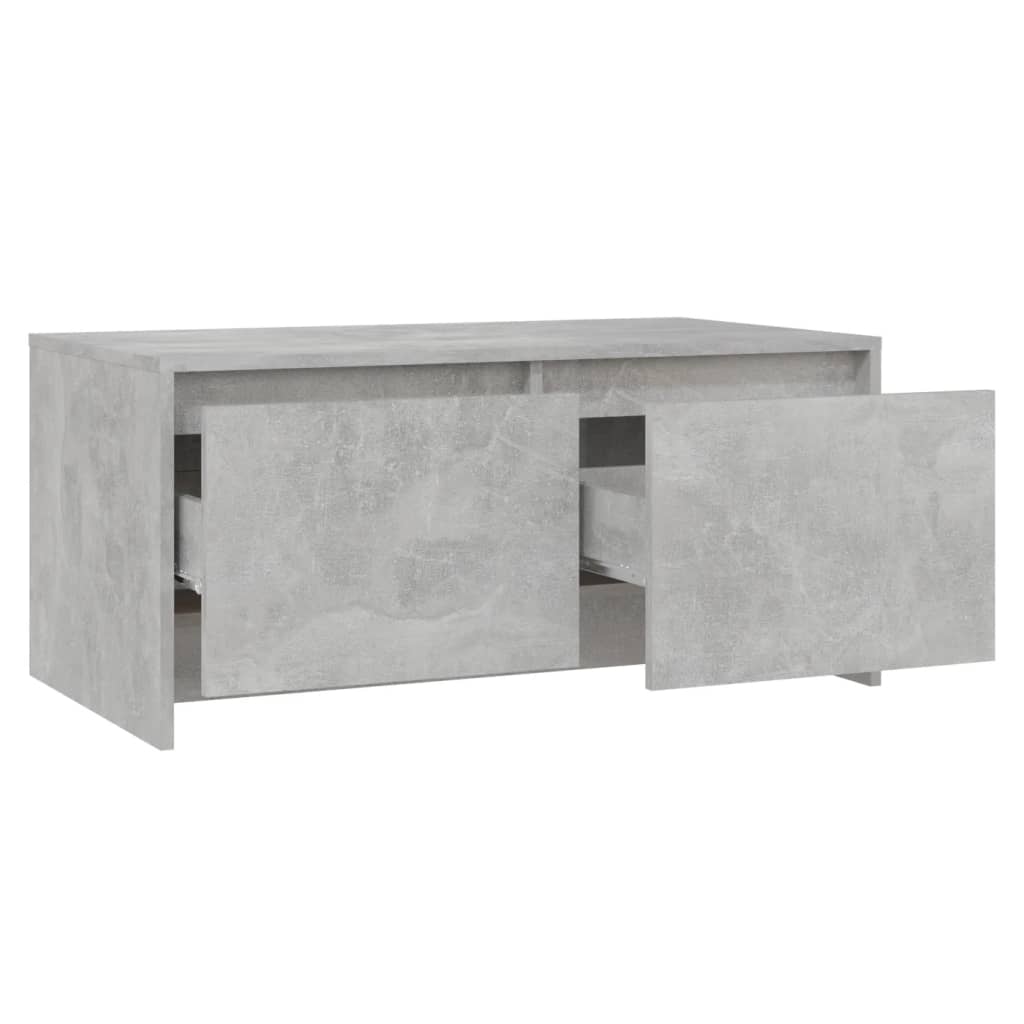vidaXL Konferenční stolek betonově šedý 90 x 50 x 41,5 cm dřevotříska