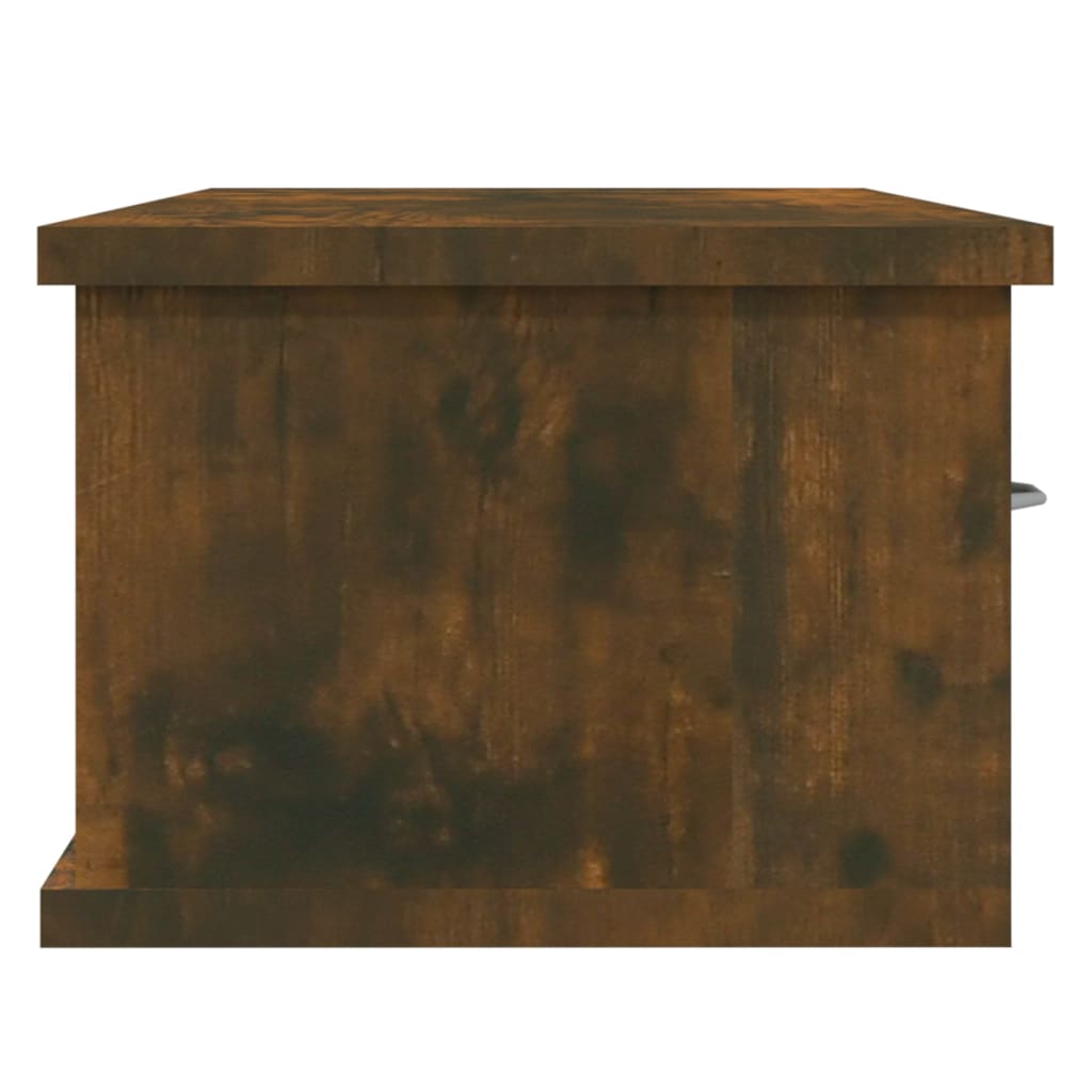 vidaXL Nástěnná skříňka kouřový dub 88 x 26 x 18,5 cm kompozitní dřevo