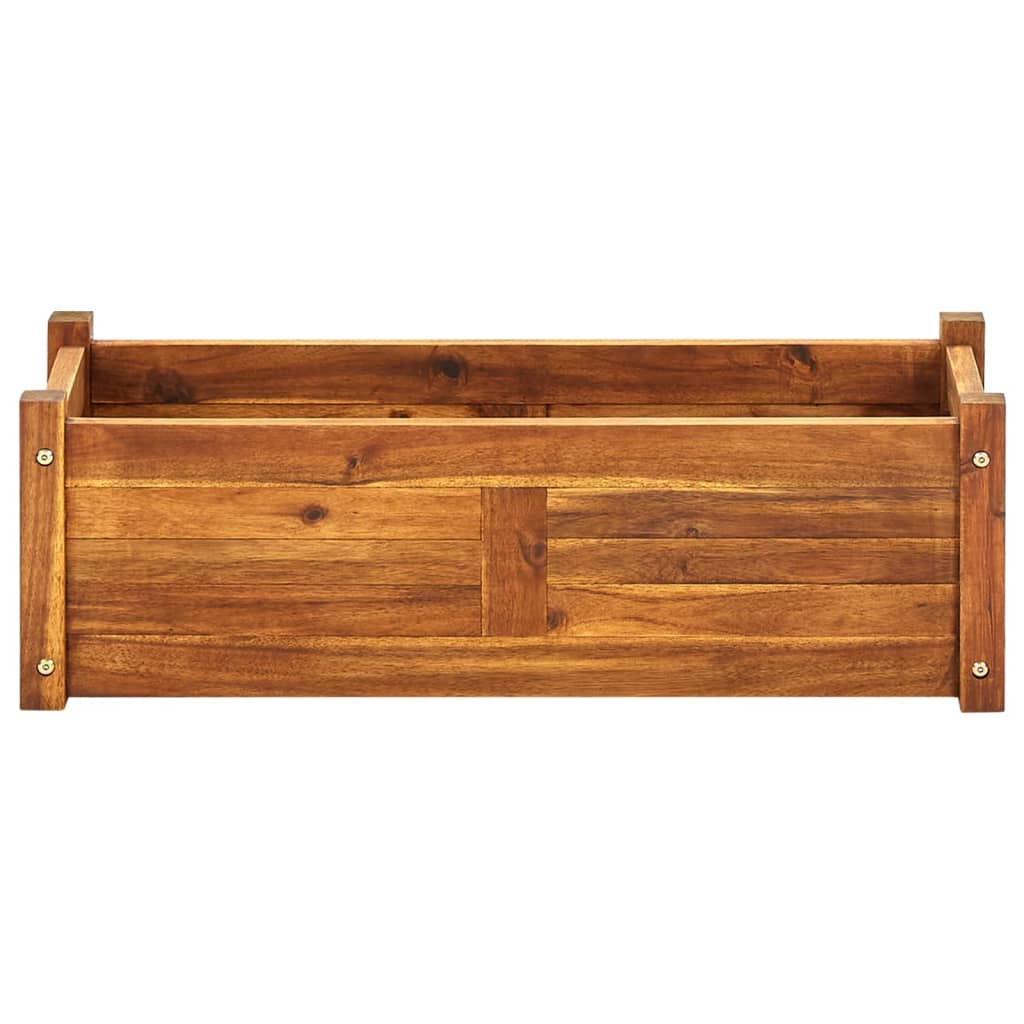 vidaXL Vyvýšený záhon akáciové dřevo 76 x 27,6 x 25 cm