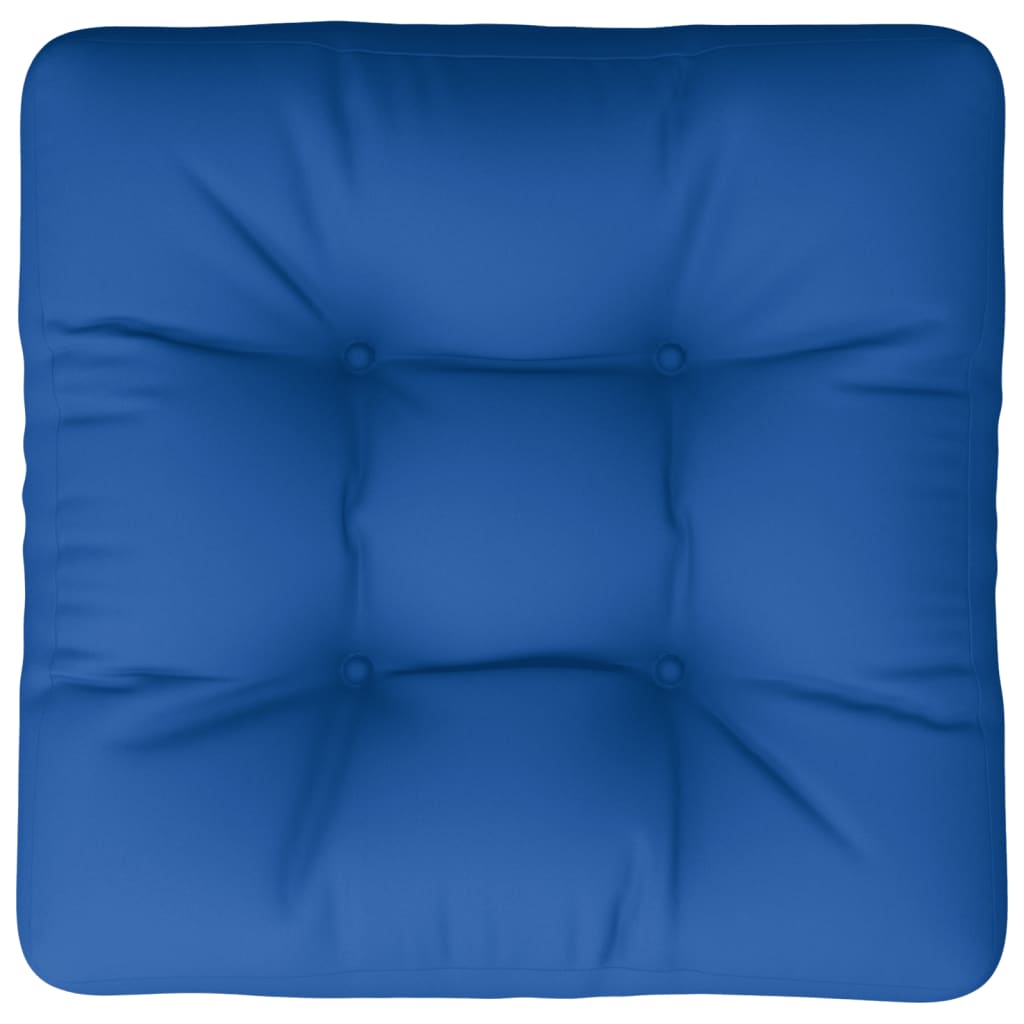 vidaXL Poduška na palety královsky modrá 60 x 60 x 12 cm textil