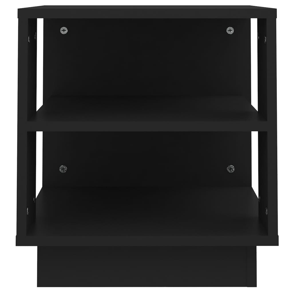 vidaXL Konferenční stolek černý 40 x 40 x 43 cm kompozitní dřevo