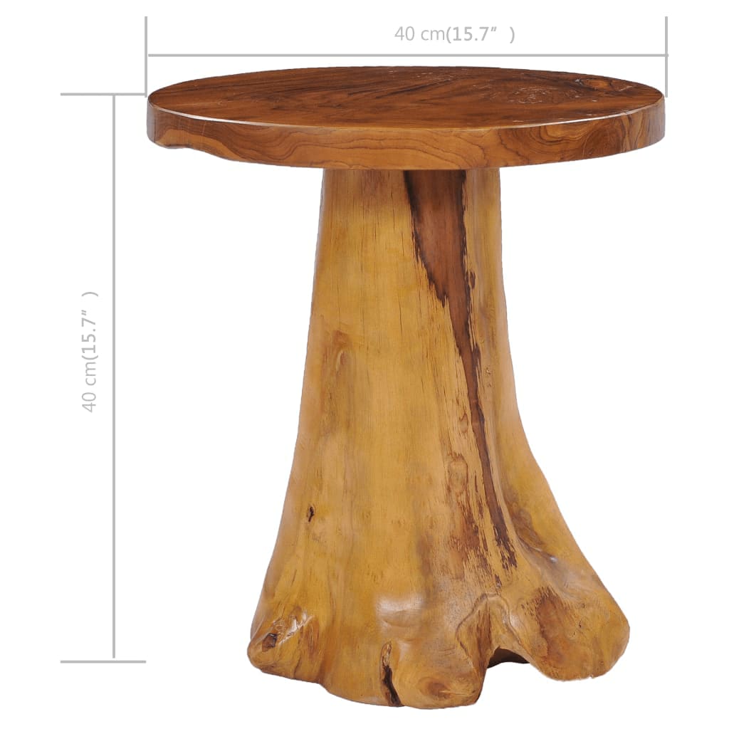 vidaXL Konferenční stolek 40 x 40 cm masivní teakové dřevo