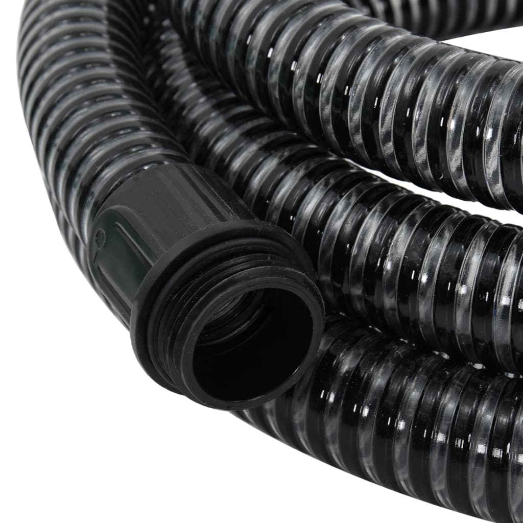 vidaXL Sací hadice s mosaznými konektory černá 1,1" 15 m PVC