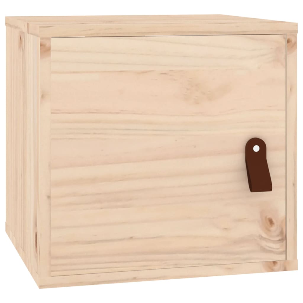 vidaXL Nástěnná skříňka bílá 31,5x30x30 cm masivní borové dřevo