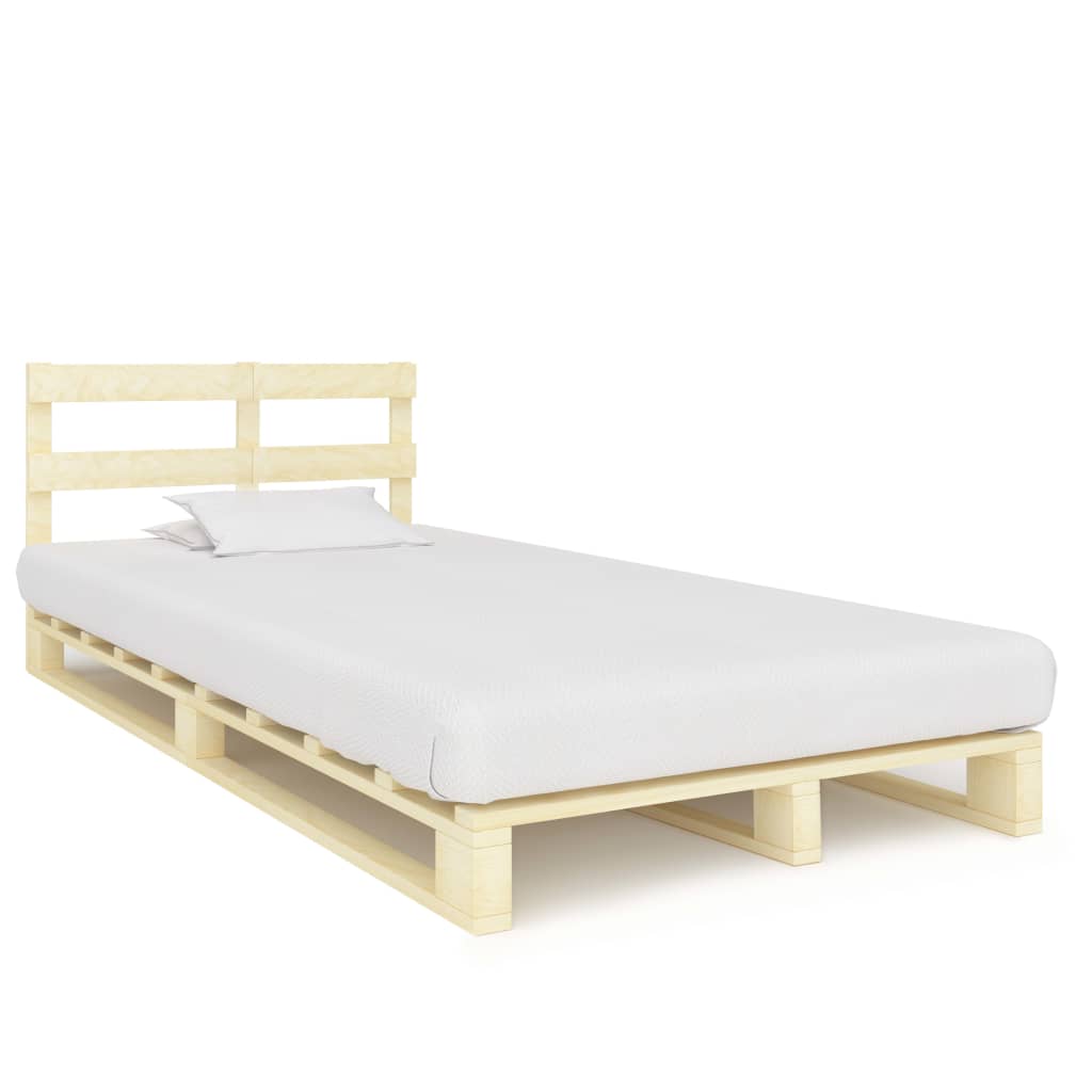 vidaXL Rám postele z palet masivní borovice 120 x 200 cm