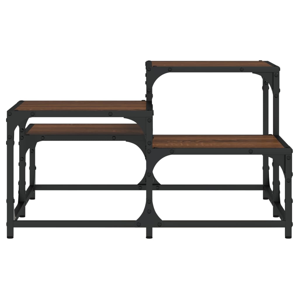 vidaXL Konferenční stolek hnědý dub 68 x 68 x 40 cm kompozitní dřevo