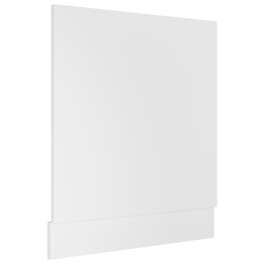 vidaXL Panel na myčku bílý 59,5 x 3 x 67 cm dřevotříska