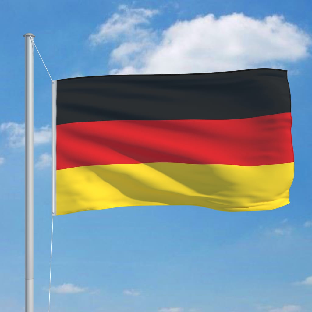 vidaXL Německá vlajka 90 x 150 cm