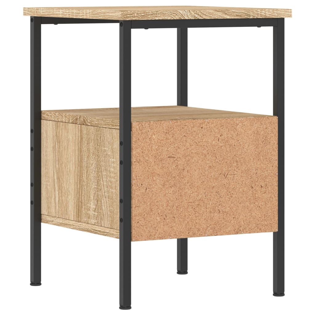 vidaXL Noční stolek dub sonoma 34 x 36 x 50 cm kompozitní dřevo