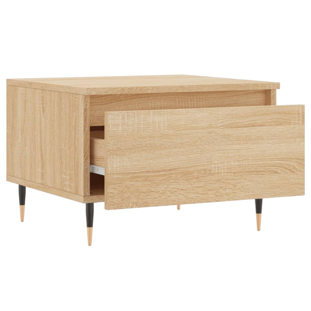vidaXL Konferenční stolek dub sonoma 50 x 46 x 35 cm kompozitní dřevo