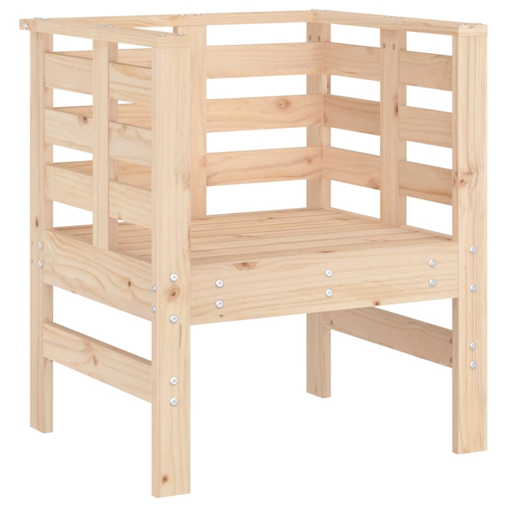 vidaXL Zahradní židle 2 ks 61,5 x 53 x 71 cm masivní borové dřevo
