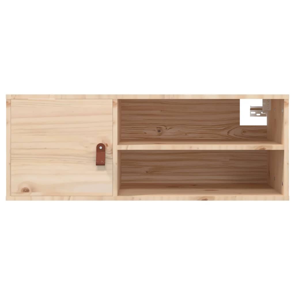 vidaXL Nástěnné skříňky 2 ks 80 x 30 x 30 cm masivní borové dřevo
