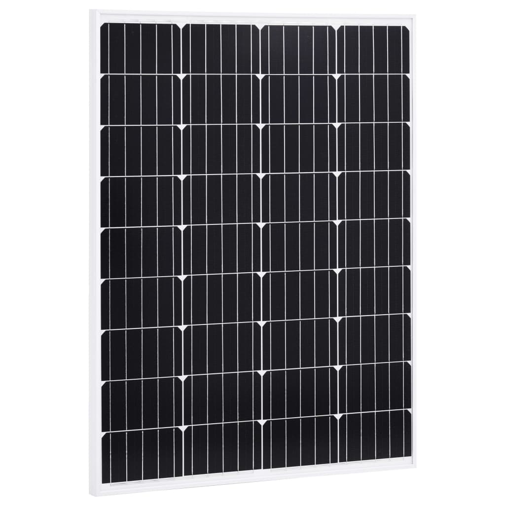 vidaXL Solární panel 2 ks 100 W hliník a bezpečnostní sklo