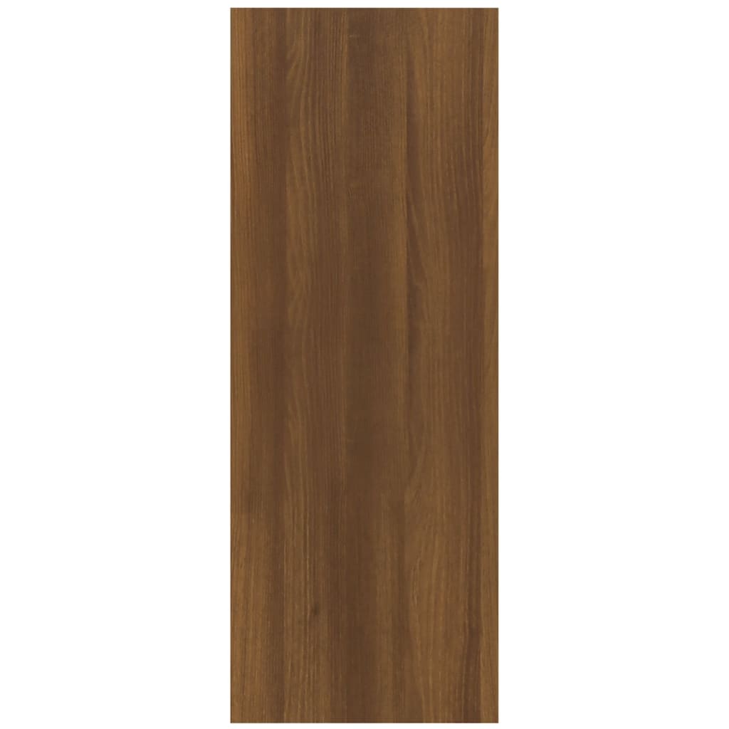 vidaXL Konzolový stolek hnědý dub 78 x 30 x 80 cm kompozitní dřevo