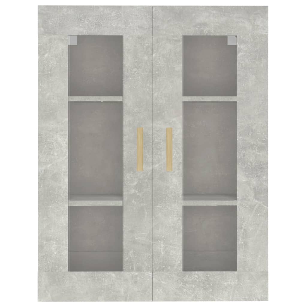 vidaXL Závěsná nástěnná skříňka betonově šedá 69,5 x 34 x 90 cm
